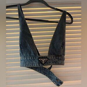 Prada Denim Bralette